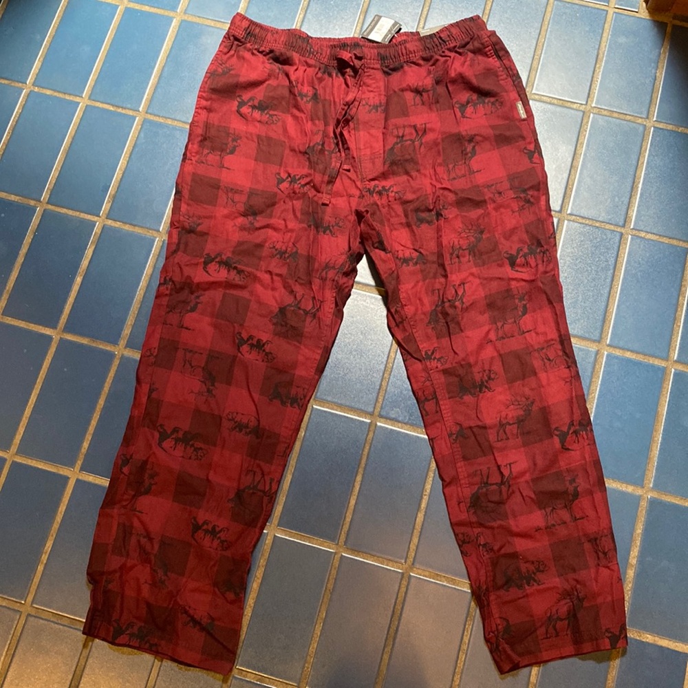 NWT Eddie Bauer Men’s Pajama PJ Lounge Pants XL